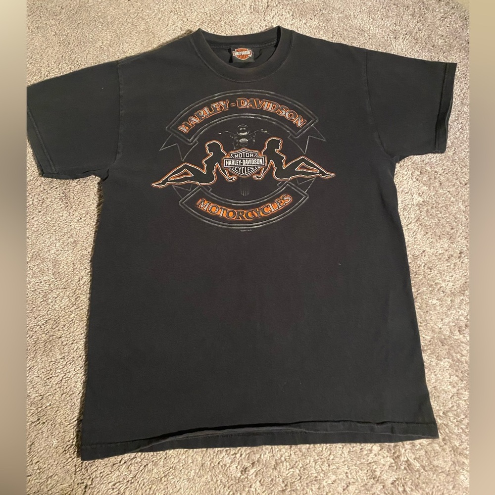 2000s harley davidson shirt